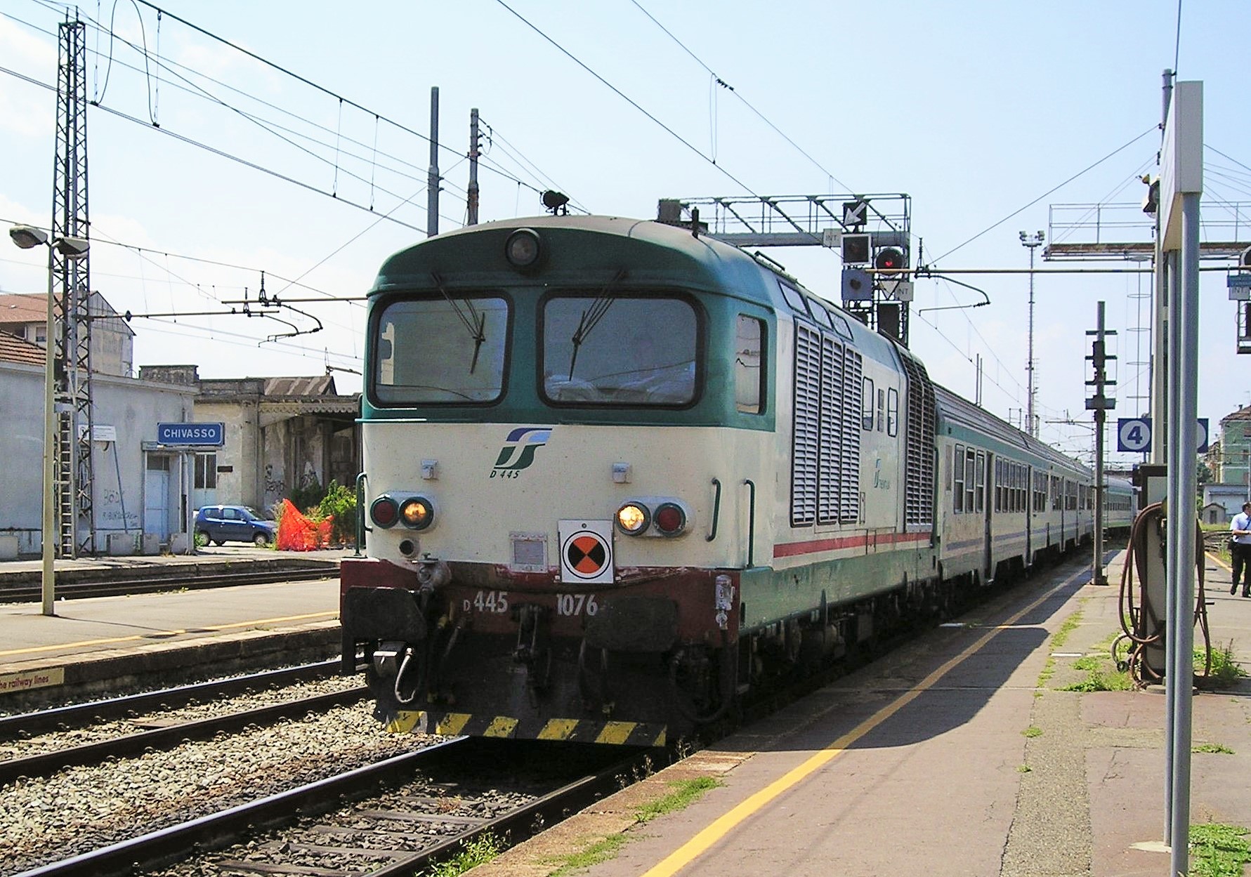 LIMA ITALIE HO LOCOMOTIVE DIESEL DE LA FS D445 1017